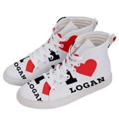 I Love Logan Men s Hi-top Skate Sneakers by ilovewhateva