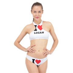 I Love Logan High Neck Bikini Set by ilovewhateva