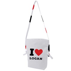 I Love Logan Folding Shoulder Bag by ilovewhateva