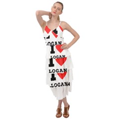 I Love Logan Layered Bottom Dress by ilovewhateva