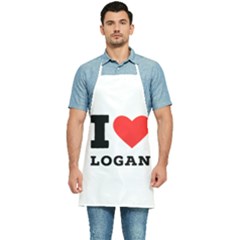 I Love Logan Kitchen Apron by ilovewhateva