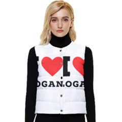 I Love Logan Women s Short Button Up Puffer Vest by ilovewhateva