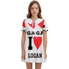 I Love Logan Kids  Sweet Collar Dress by ilovewhateva