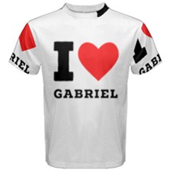 I Love Gabriel Men s Cotton Tee by ilovewhateva