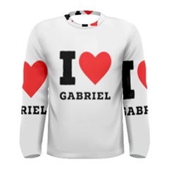 I Love Gabriel Men s Long Sleeve Tee by ilovewhateva