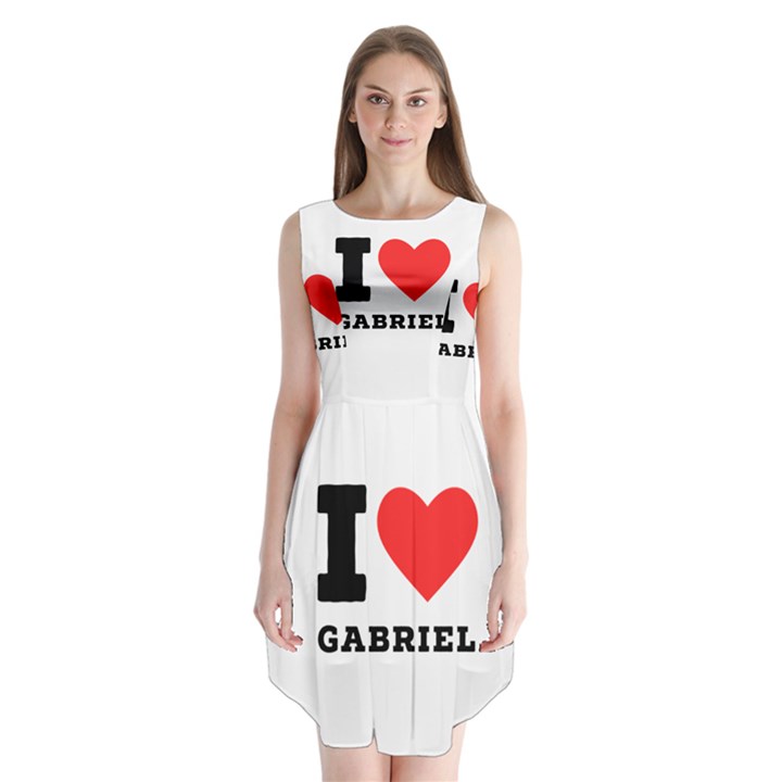 I love gabriel Sleeveless Chiffon Dress  