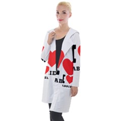 I Love Gabriel Hooded Pocket Cardigan by ilovewhateva