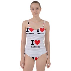 I Love Gabriel Sweetheart Tankini Set by ilovewhateva