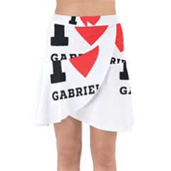 I Love Gabriel Wrap Front Skirt by ilovewhateva