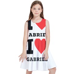 I Love Gabriel Kids  Skater Dress by ilovewhateva