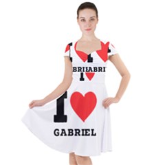 I Love Gabriel Cap Sleeve Midi Dress by ilovewhateva