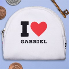 I Love Gabriel Horseshoe Style Canvas Pouch by ilovewhateva