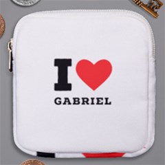 I Love Gabriel Mini Square Pouch by ilovewhateva