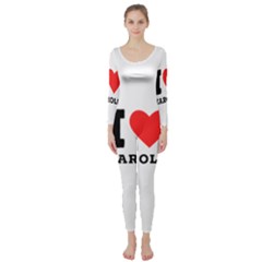 I Love Harold Long Sleeve Catsuit by ilovewhateva