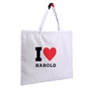 I love harold Zipper Large Tote Bag View2