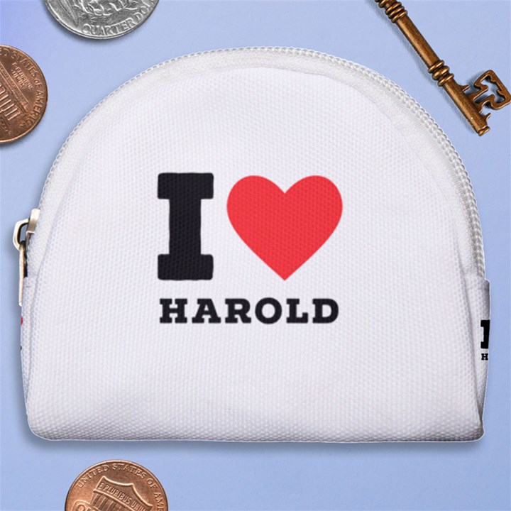 I love harold Horseshoe Style Canvas Pouch