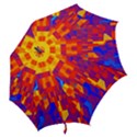 Geometric Pattern Fluorescent Colorful Hook Handle Umbrellas (Small) View2