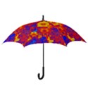 Geometric Pattern Fluorescent Colorful Hook Handle Umbrellas (Small) View3