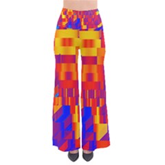 Geometric Pattern Fluorescent Colorful So Vintage Palazzo Pants