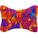 Geometric Pattern Fluorescent Colorful Seat Head Rest Cushion View1