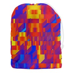 Geometric Pattern Fluorescent Colorful Drawstring Pouch (3xl) by Jancukart