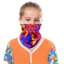 Geometric Pattern Fluorescent Colorful Face Covering Bandana (Kids) View1