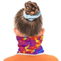 Geometric Pattern Fluorescent Colorful Face Covering Bandana (Kids) View2