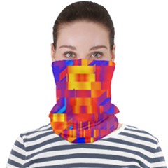 Geometric Pattern Fluorescent Colorful Face Seamless Bandana (adult) by Jancukart