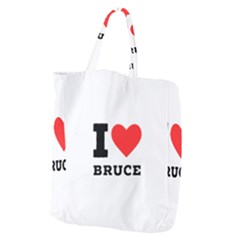 I Love Bruce Giant Grocery Tote by ilovewhateva