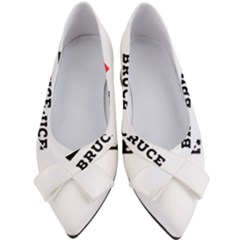 I Love Bruce Women s Bow Heels by ilovewhateva