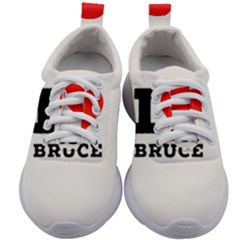 I Love Bruce Kids Athletic Shoes by ilovewhateva