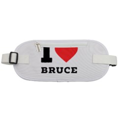 I Love Bruce Rounded Waist Pouch by ilovewhateva