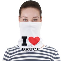 I Love Bruce Face Seamless Bandana (adult) by ilovewhateva