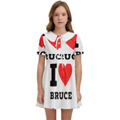 I Love Bruce Kids  Sweet Collar Dress by ilovewhateva