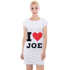 I Love Joe Cap Sleeve Bodycon Dress by ilovewhateva