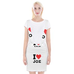 I Love Joe Braces Suspender Skirt by ilovewhateva