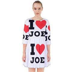 I Love Joe Smock Dress by ilovewhateva