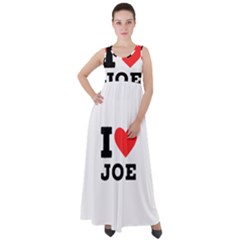 I Love Joe Empire Waist Velour Maxi Dress by ilovewhateva