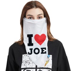 I Love Joe Face Covering Bandana (triangle) by ilovewhateva