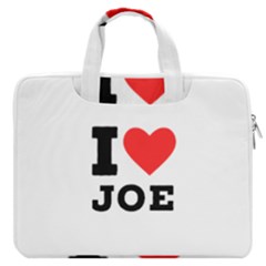 I Love Joe Macbook Pro 16  Double Pocket Laptop Bag  by ilovewhateva