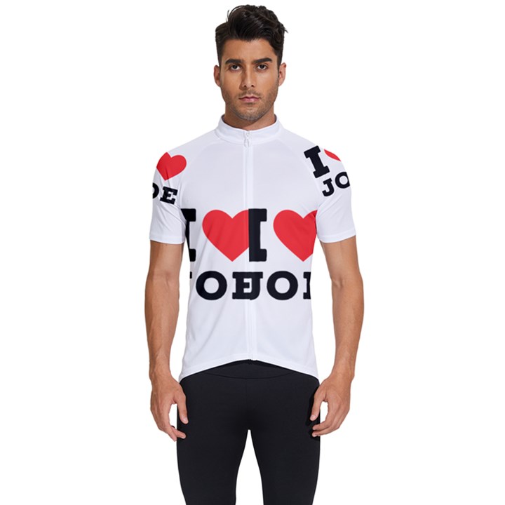 I love joe Men s Short Sleeve Cycling Jersey