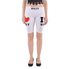 I Love Billy Yoga Cropped Leggings by ilovewhateva