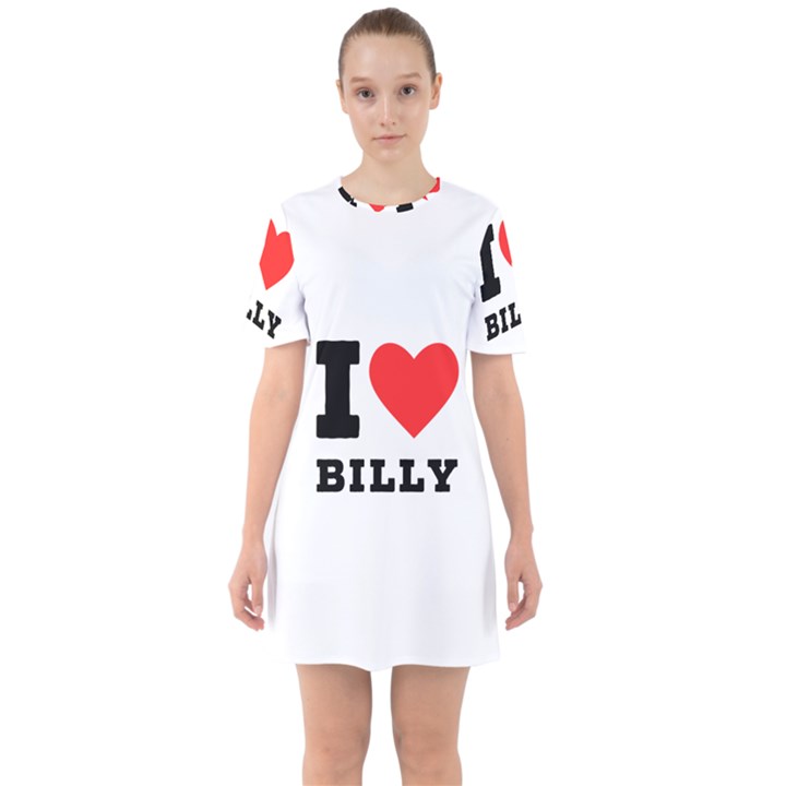 I love billy Sixties Short Sleeve Mini Dress