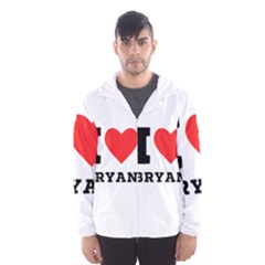 I Love Bryan Men s Hooded Windbreaker by ilovewhateva