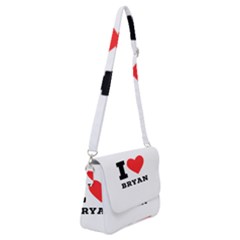 I Love Bryan Shoulder Bag With Back Zipper by ilovewhateva