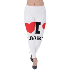 I Love Bryan Velvet Leggings by ilovewhateva