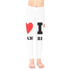 I Love Bryan Kids  Leggings by ilovewhateva