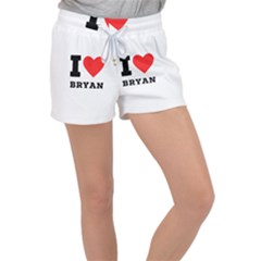 I Love Bryan Women s Velour Lounge Shorts by ilovewhateva