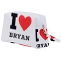 I love bryan Wristlet Pouch Bag (Large) View2