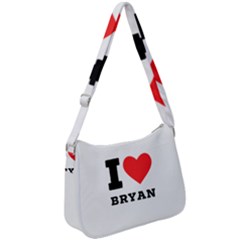 I Love Bryan Zip Up Shoulder Bag by ilovewhateva